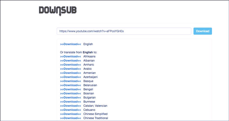downsub