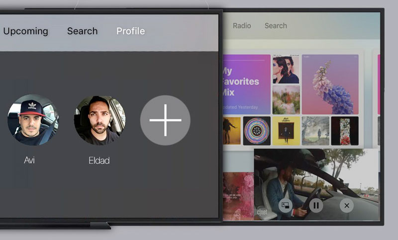 В tvOS 11 появится поддержка нескольких аккаунтов и «картинка-в-картинке»