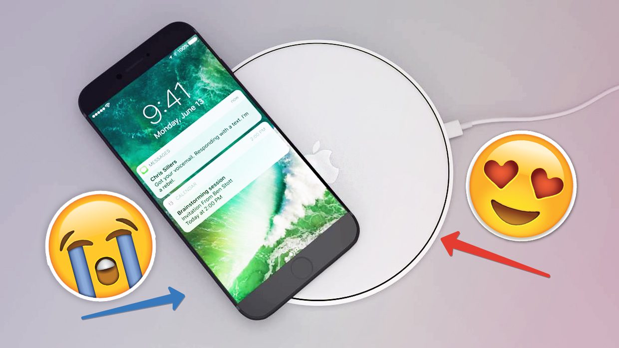 Почему беспроводная зарядка в iPhone 8 всё испортит, но так надо