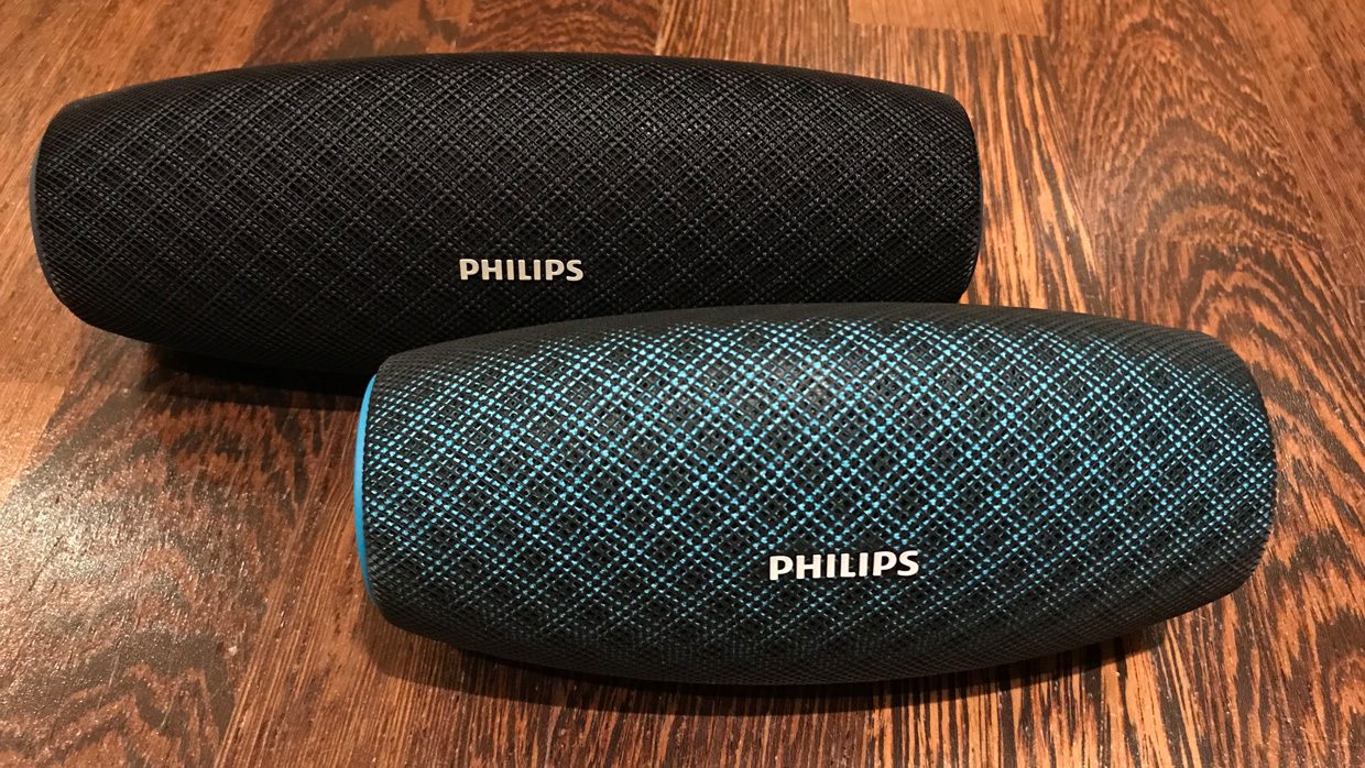 Нашел пару громких беспроводных колонок Philips. Звук мне в уши