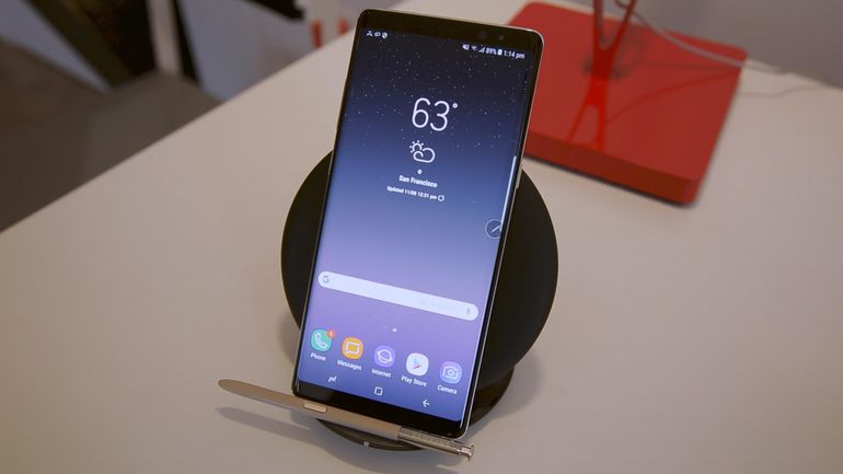 Samsung Galaxy Note8 проверили на прочность
