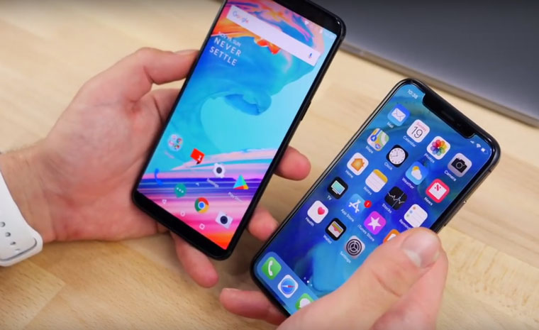 OnePlus 5T сравнили с iPhone X, и результат удивил