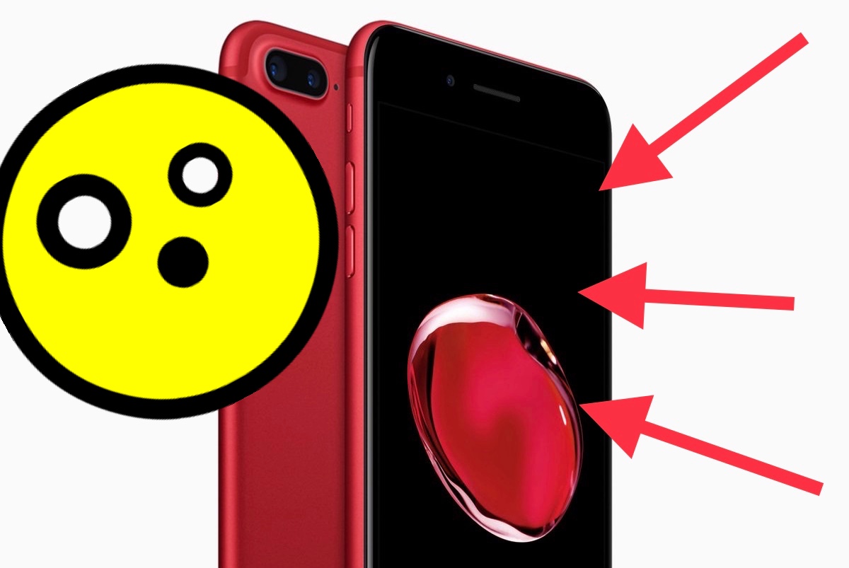 Надеюсь, красный iPhone 8 будет иметь чёрный дисплей
