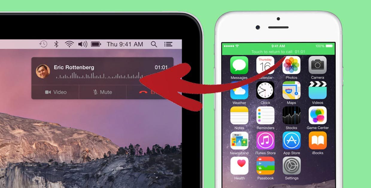Как продолжить разговор на iPhone через MacBook и iPad