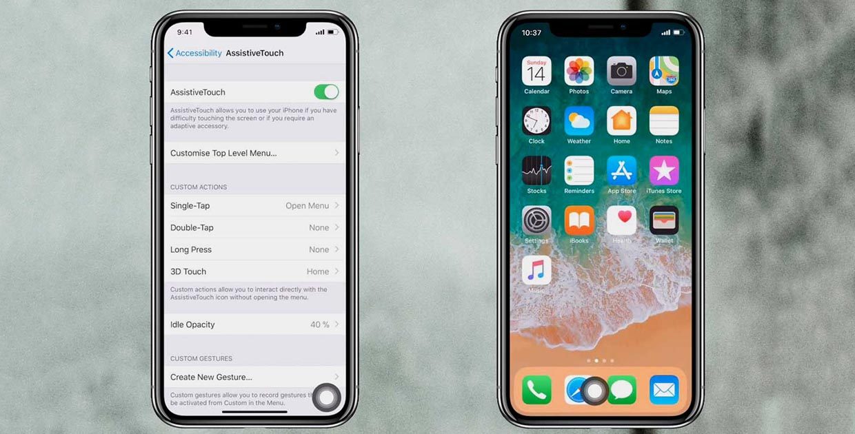 Как добавить настраиваемую виртуальную кнопку на iPhone