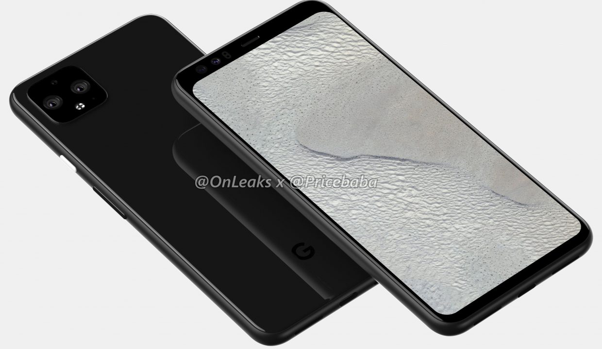 Появились первые качественные рендеры Google Pixel 4 XL
