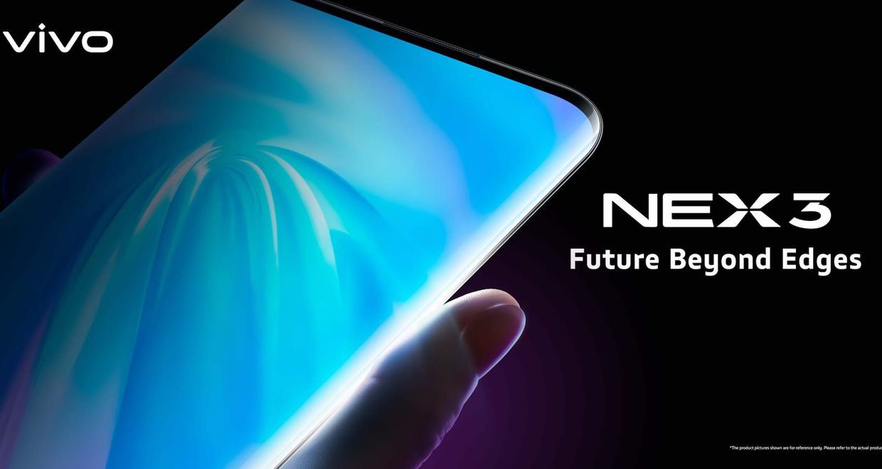 Vivo показала смартфон Nex 3 5G с действительно безрамочным экраном