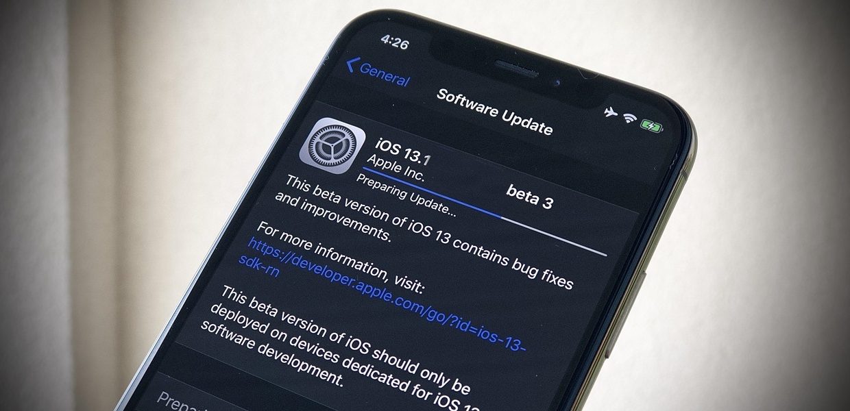 Вышла публичная iOS 13.1 beta 3