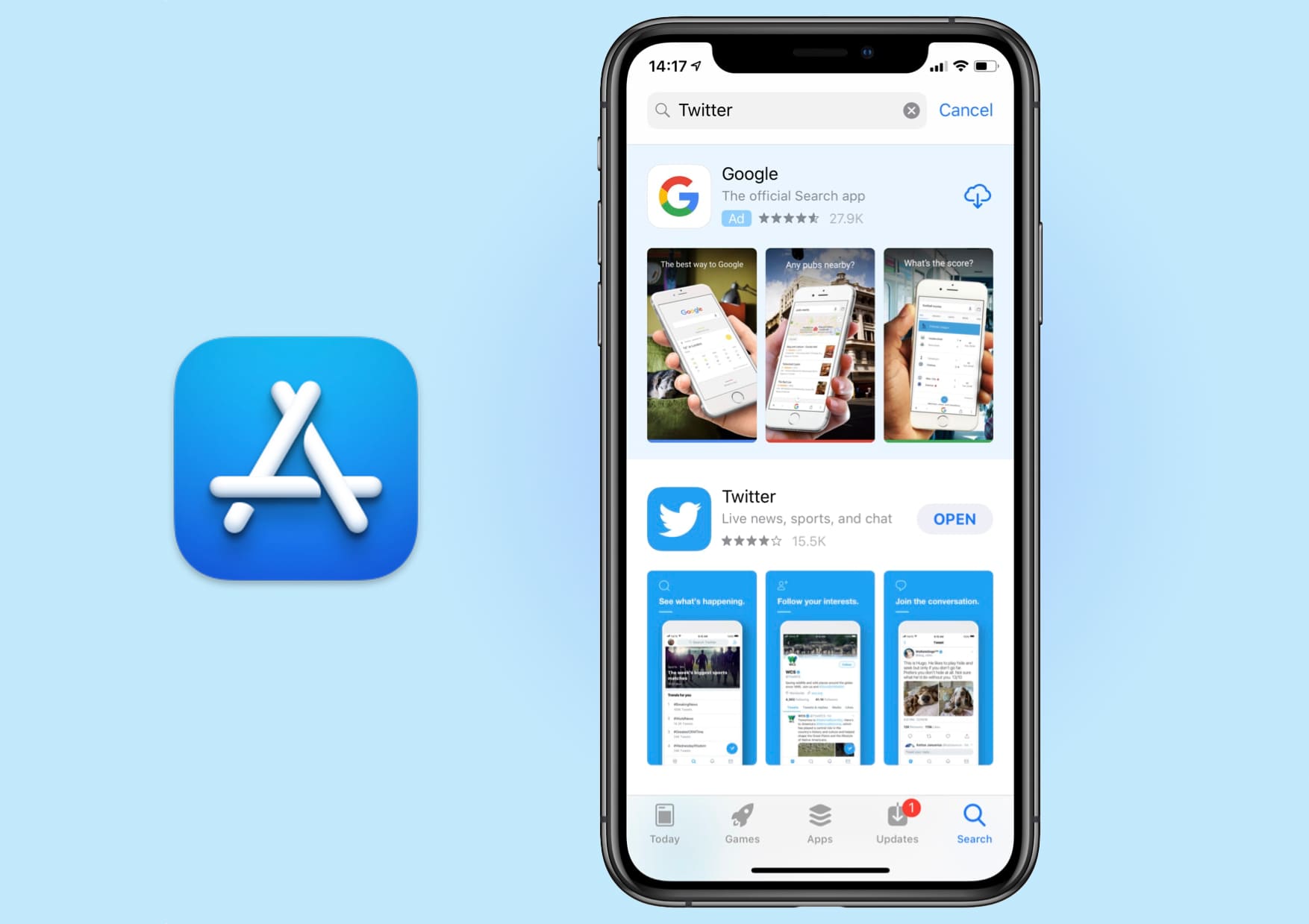 Apple решила добавить рекламу в App Store после того, как Google сделала то же самое в Play Маркете