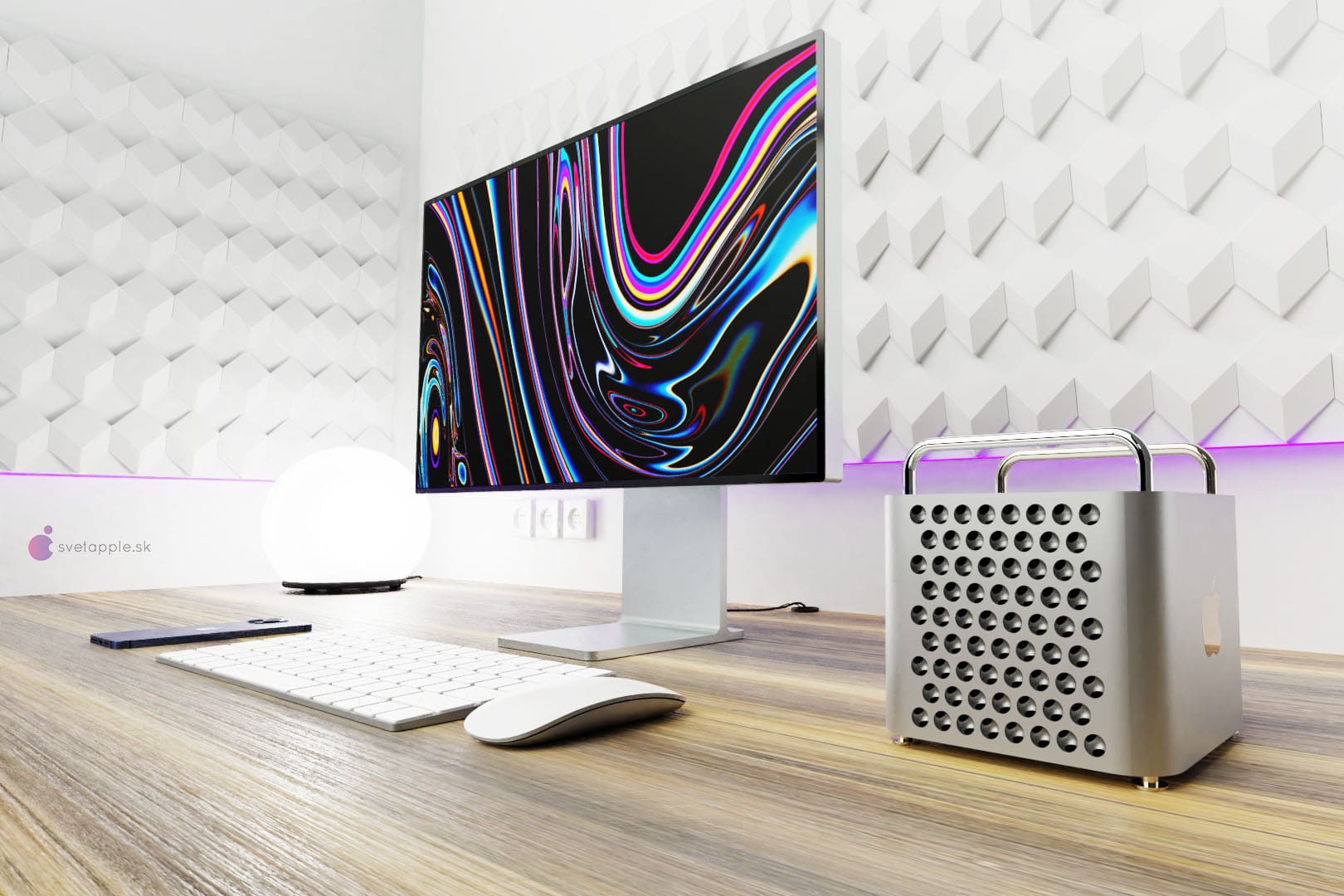 Появился необычный концепт нового Mac Pro с Apple Silicon. Кубик с ручками