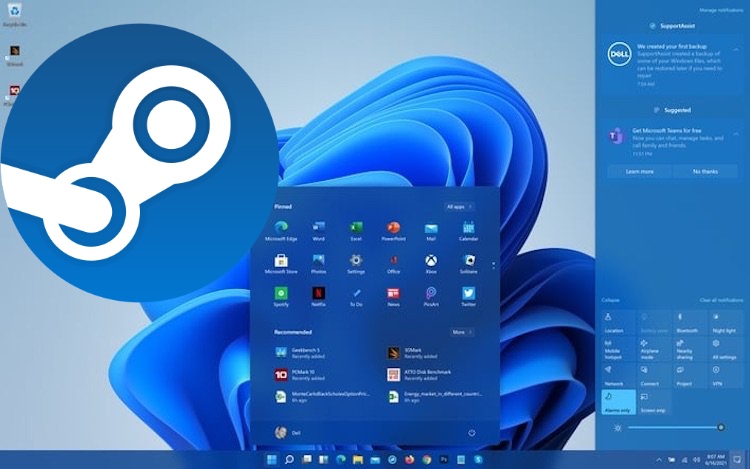 Microsoft хочет, чтобы Steam стал частью их магазина приложений в Windows 11