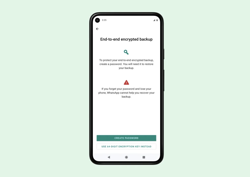 WhatsApp позволит создавать зашифрованные резервные копии чатов