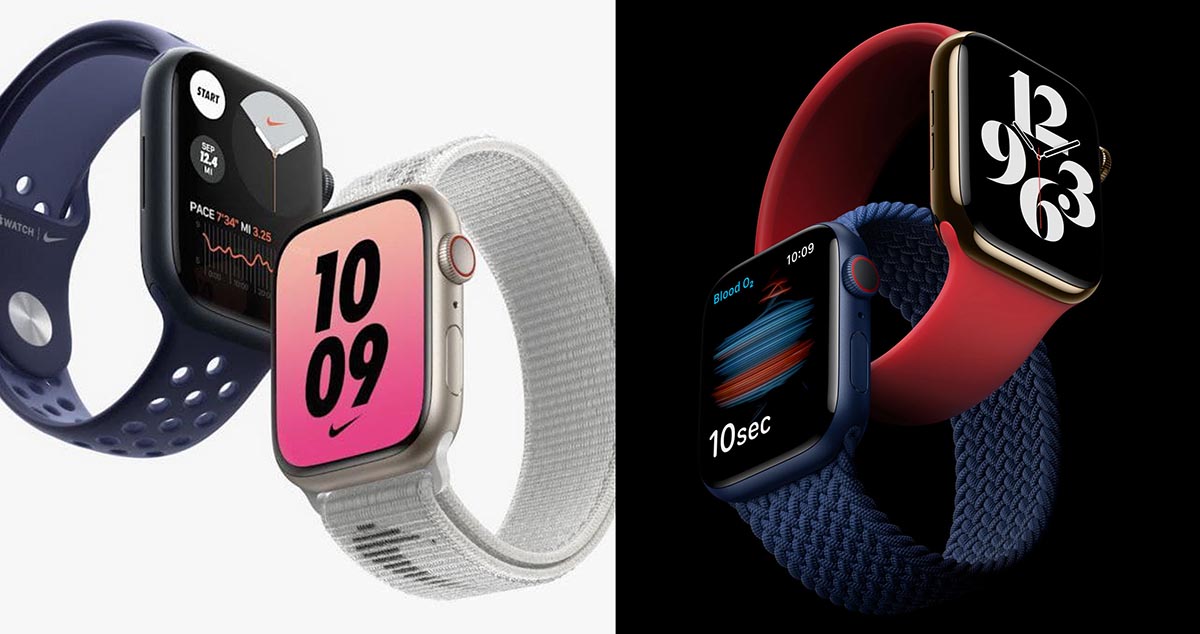 Чем отличается Apple Watch Series 7 от Apple Watch 6