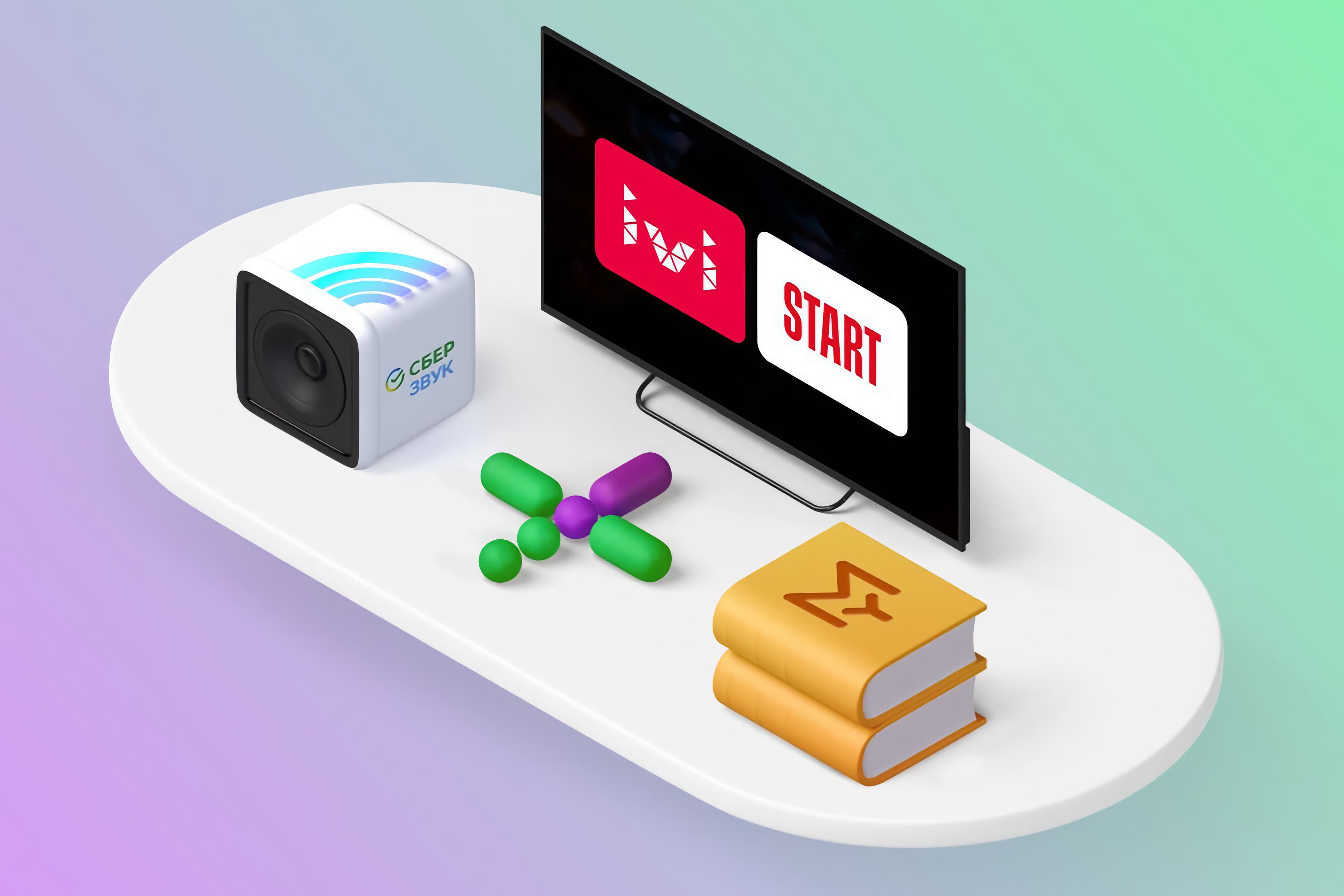 МегаФон запустил единую платную подписку на сервисы ivi, START, СберЗвук и MyBook