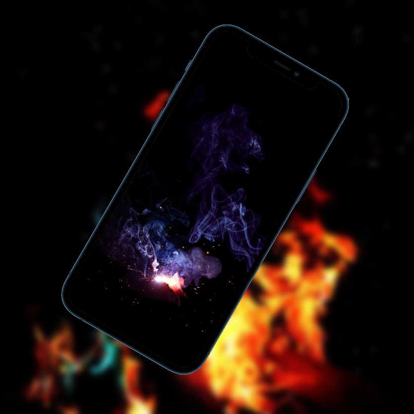 10 очень темных обоев для iPhone с OLED экраном
