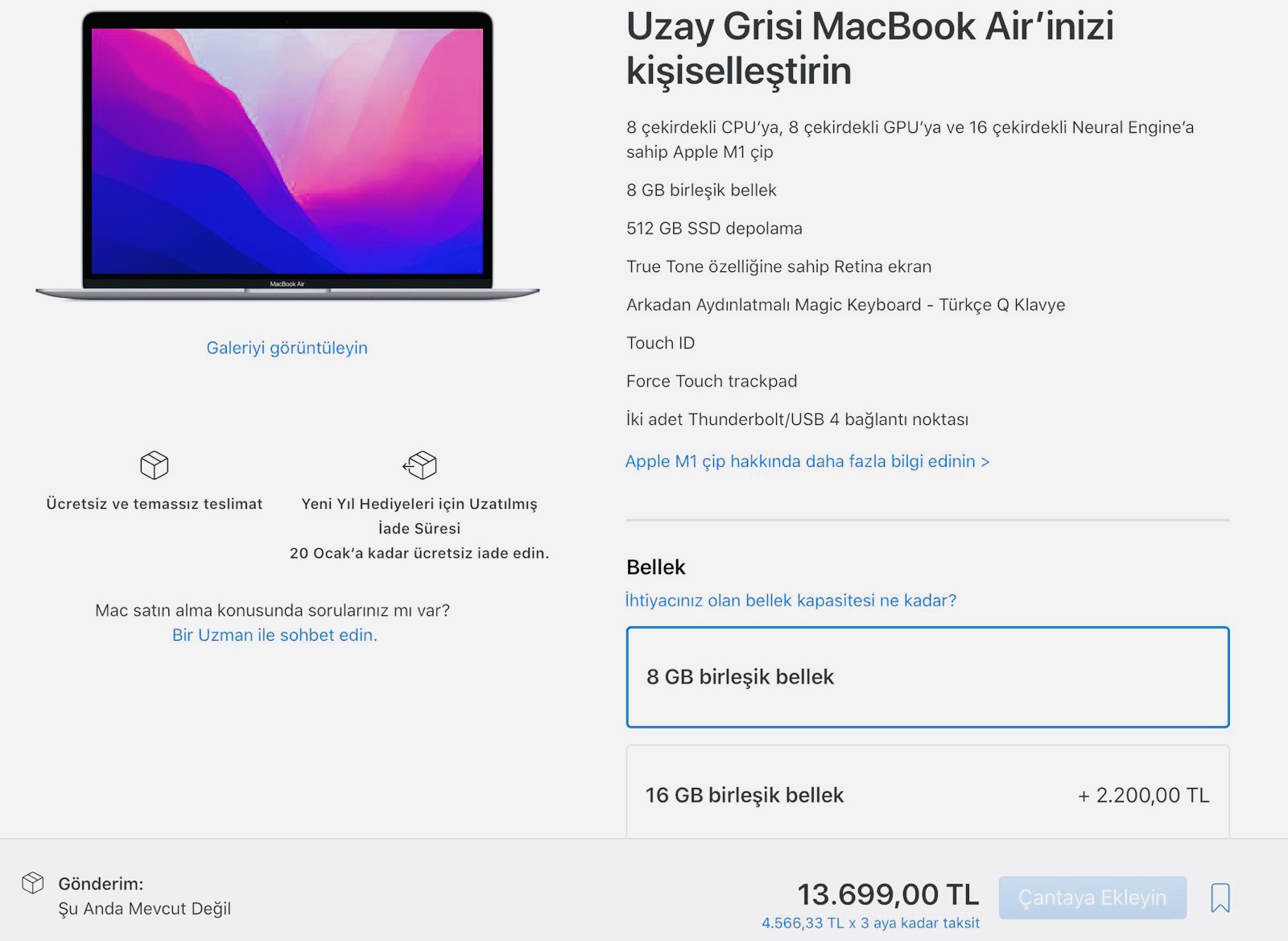 Apple приостановила продажи техники в Турции после обвала курса валюты