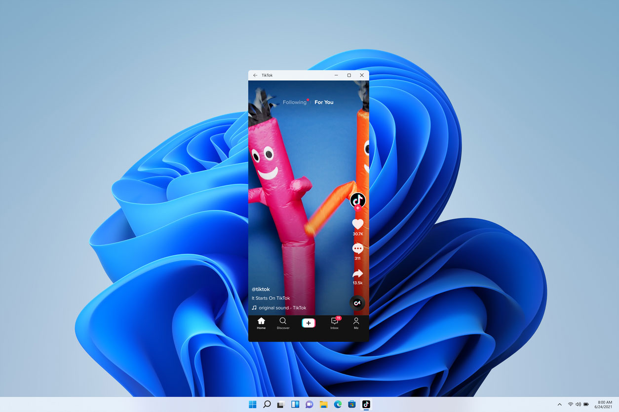 Microsoft анонсировала первое крупное обновление Windows 11. В нём появится поддержка приложений Android