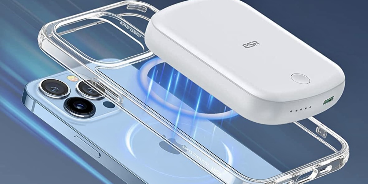 Представлен аккумулятор ESR MagSafe, который заряжает два айфона одновременно