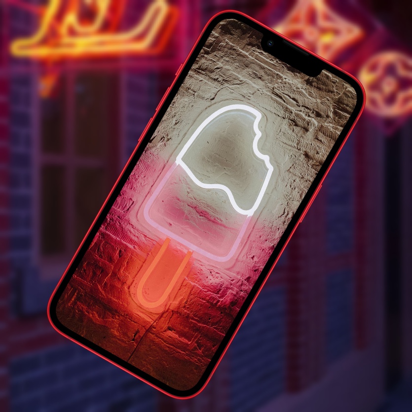 10 ярких неоновых обоев для iPhone