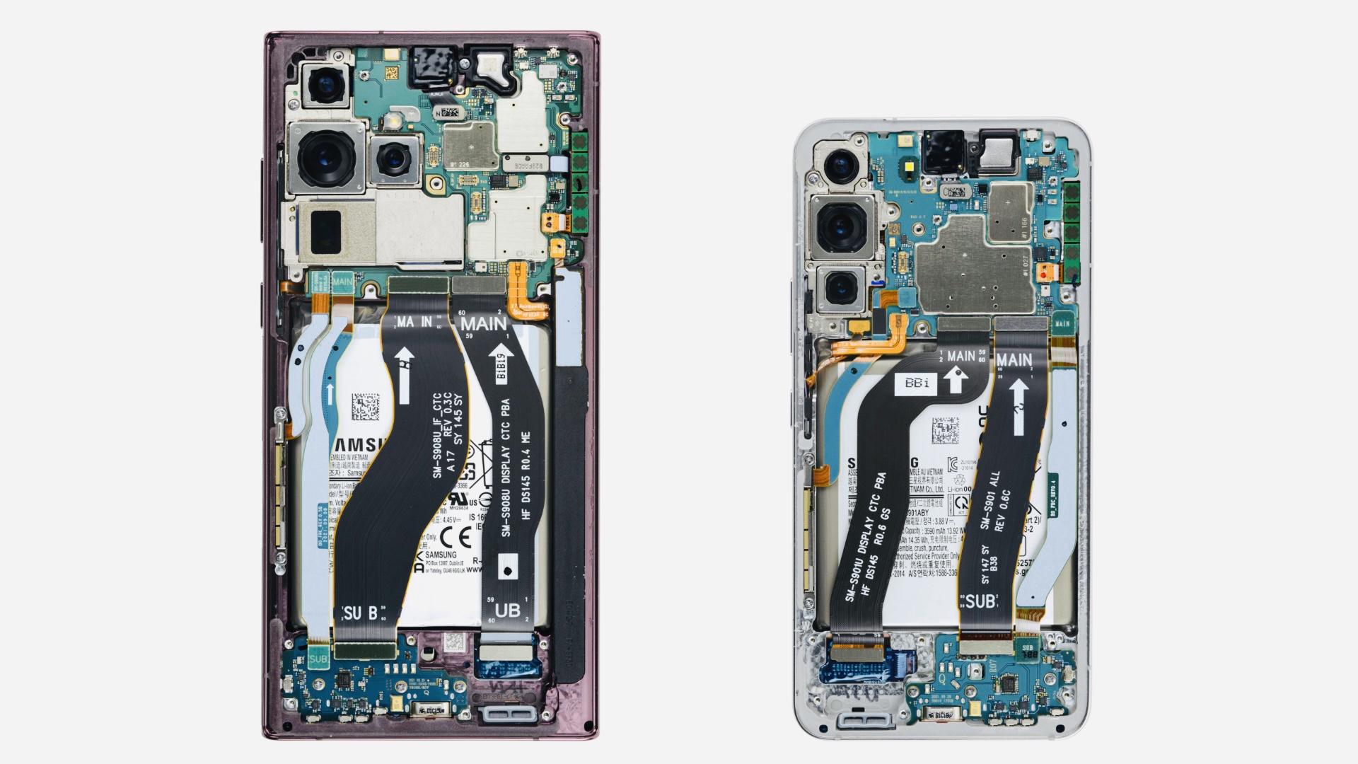 iFixit разобрали Samsung Galaxy S22. Его почти нельзя починить
