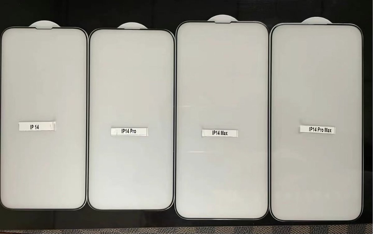 Появились защитные стекла для iPhone 14 с уменьшенным вырезом в моделях Pro