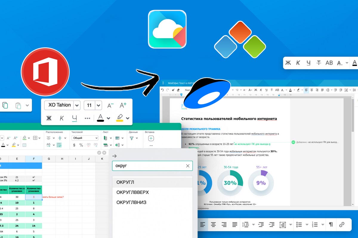 Чем заменить Microsoft Office. Нашли 3 аналога от разработчиков из России
