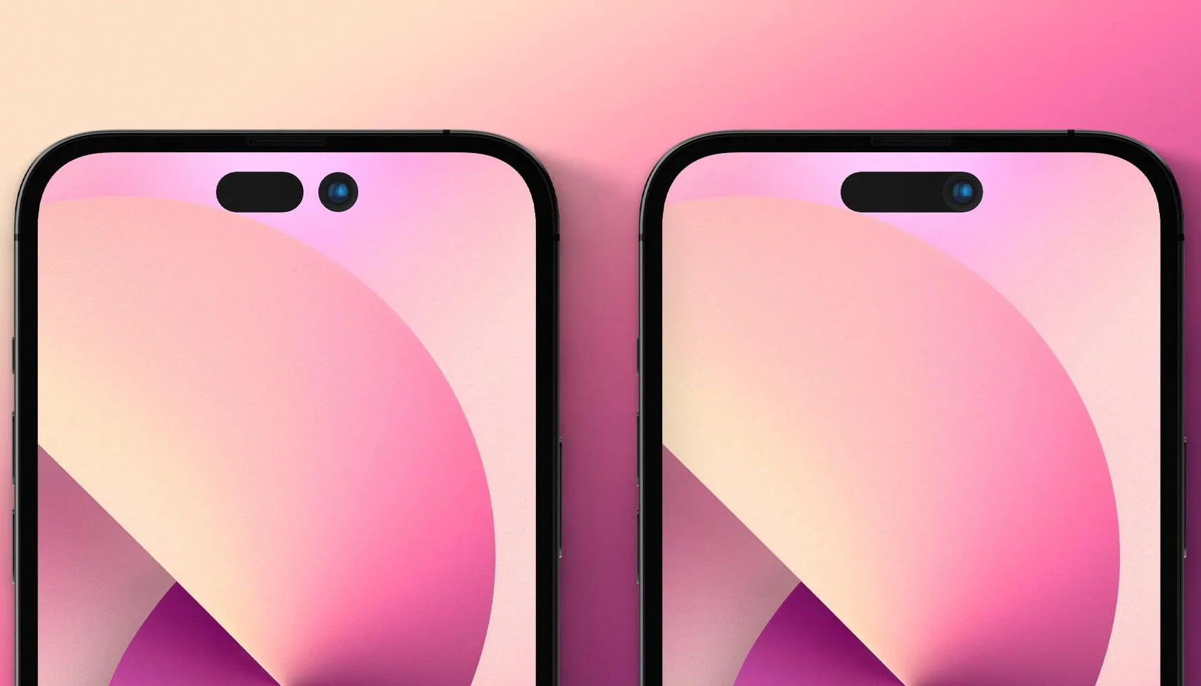 Гурман: вырезы в iPhone 14 Pro действительно будут выглядеть, как одна широкая полоска