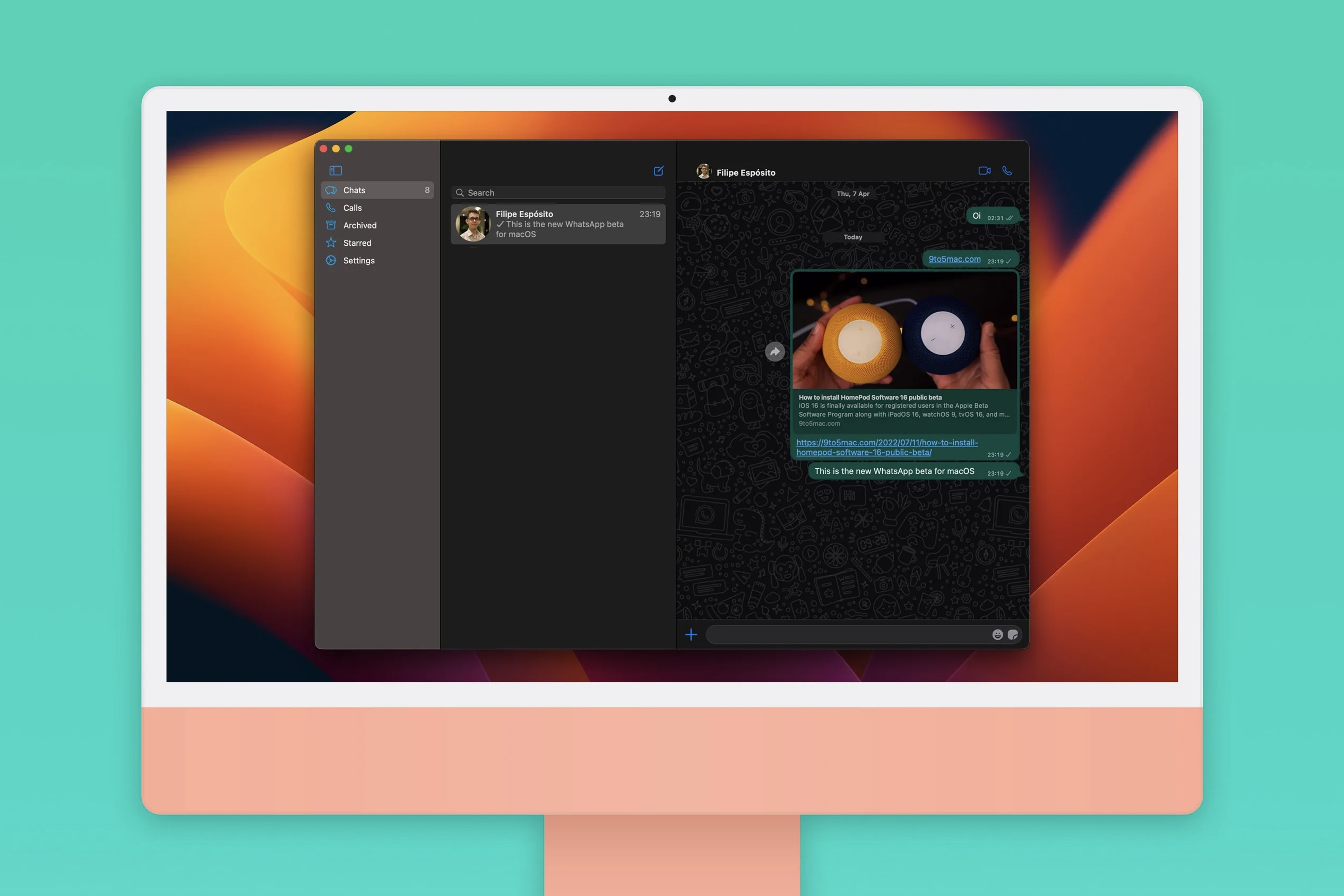 Вышла публичная бета-версия приложения WhatsApp для Mac с чипами M1 и M2