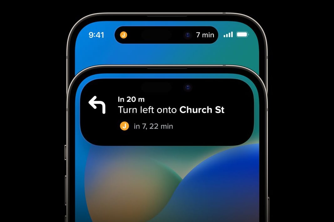 В Google Maps появится навигация для Dynamic Island на iPhone 14 Pro