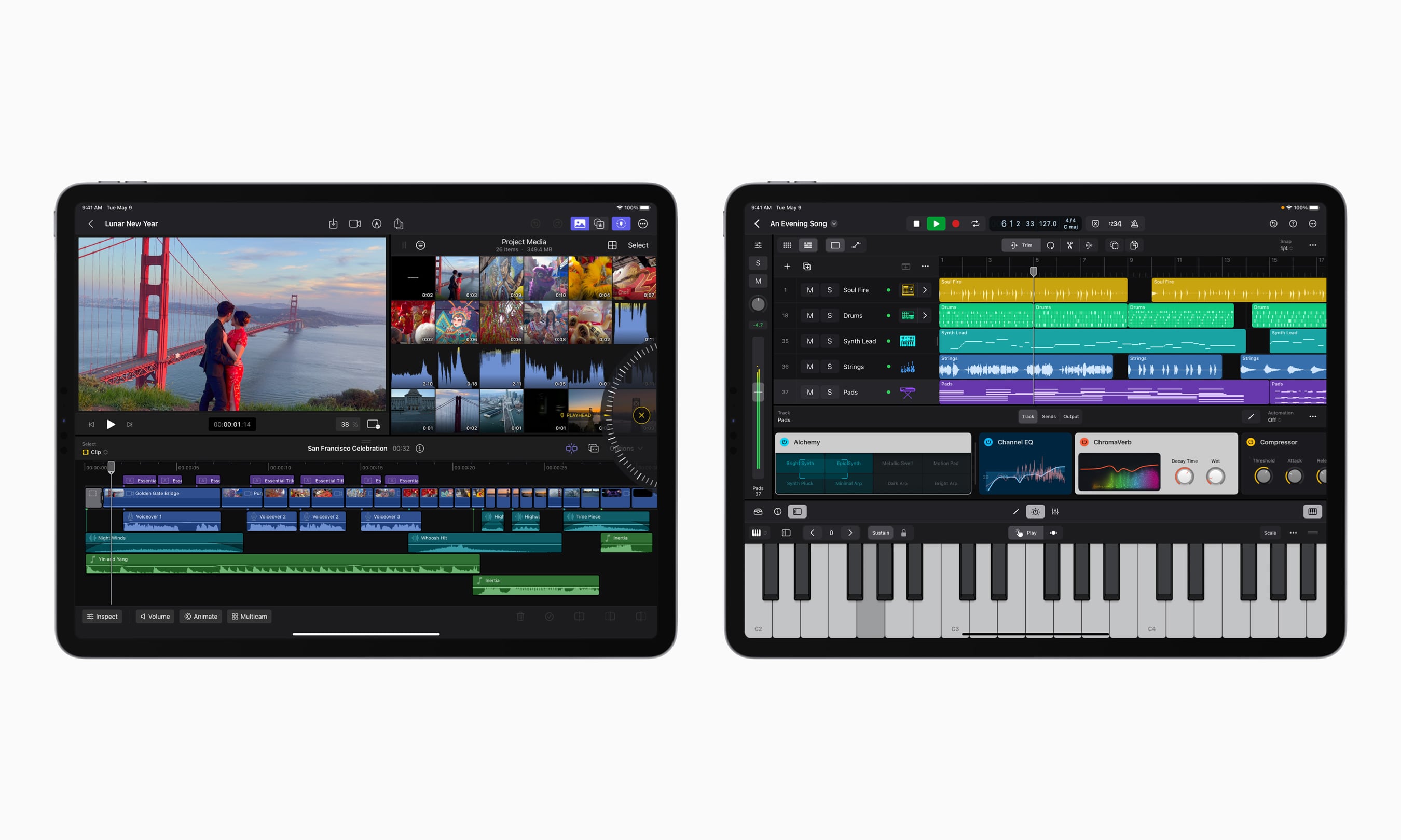 Apple представила Final Cut Pro и Logic Pro для iPad. Нужна платная подписка