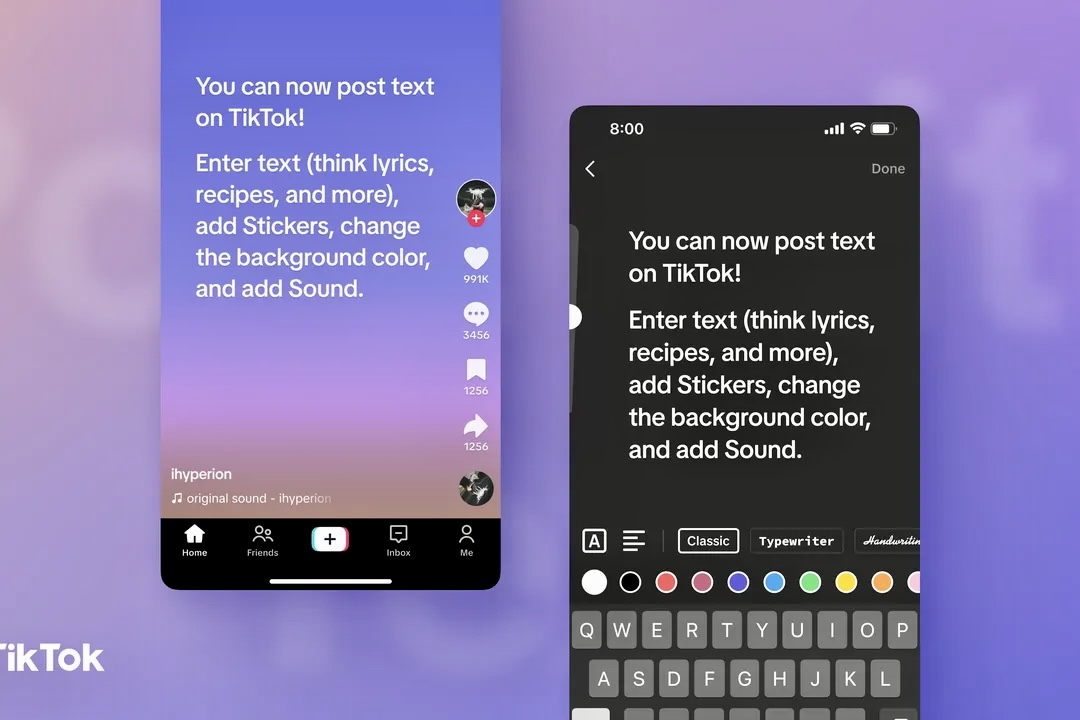 В TikTok появились текстовые посты. Прямо как в Twitter, ой, то есть как в Х