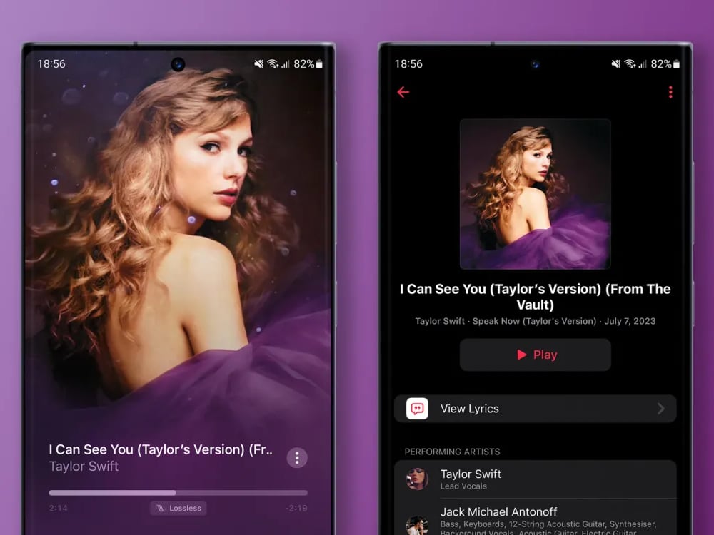 Apple Music на Android получит такой же дизайн плеера, как в iOS 17