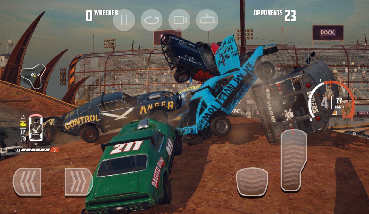 Мощнейшую гонку Wreckfest сейчас можно урвать в App Store за 50 рублей вместо 445
