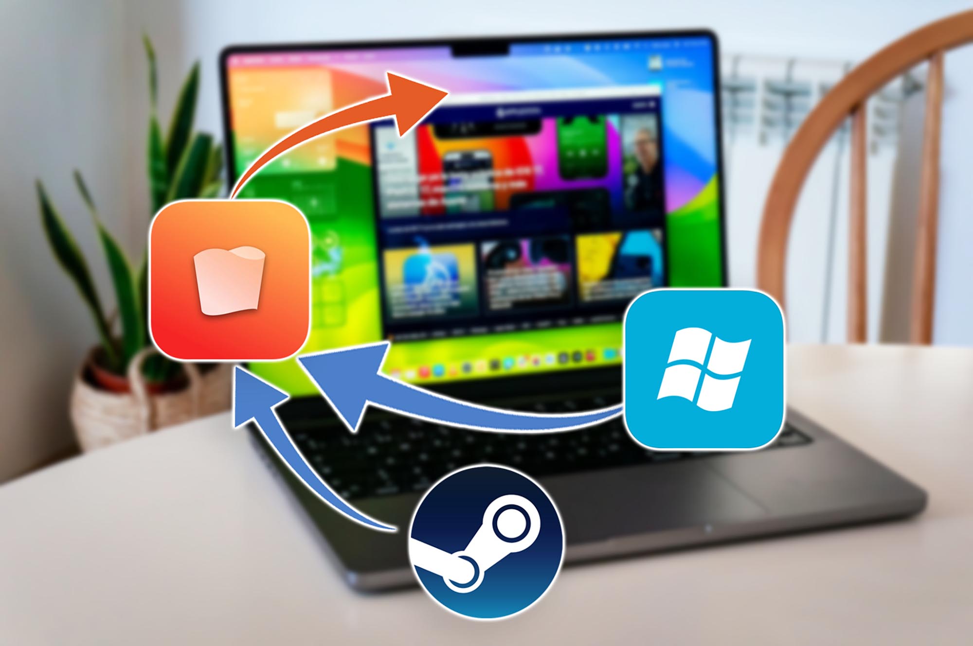 Как запускать игры и приложения для Windows на Mac с M1, M2, M3. Лучший бесплатный способ