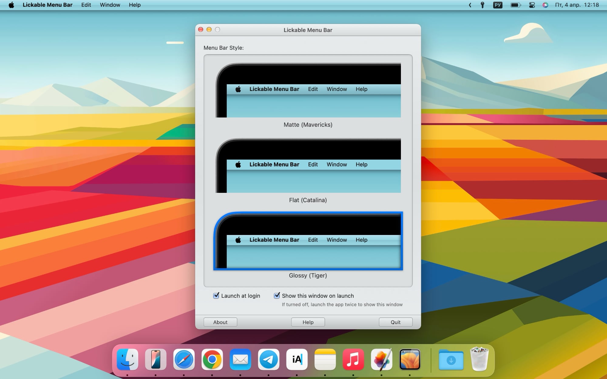 Back to the future. Возвращаем олдскульную строку меню из Mac OS X Tiger на современные Mac
