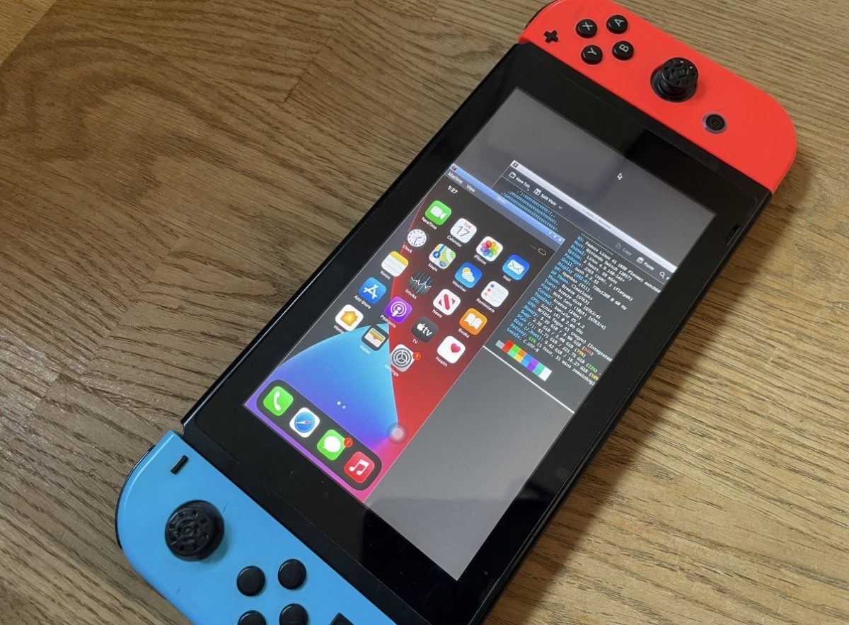Почему бы и нет. Энтузиаст запустил iOS на первой Nintendo Switch (всё жутко тормозит, но работает)