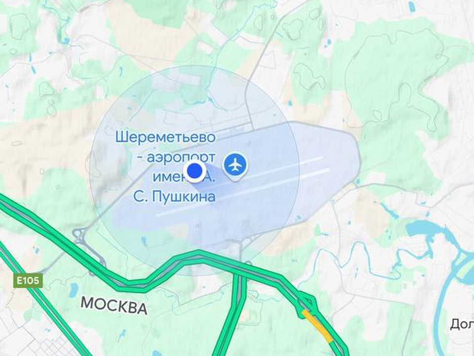 Два месяца навигатор показывает, что я в Шереметьево (я вообще не там). Есть лайфхак, как это обходить и не блуждать