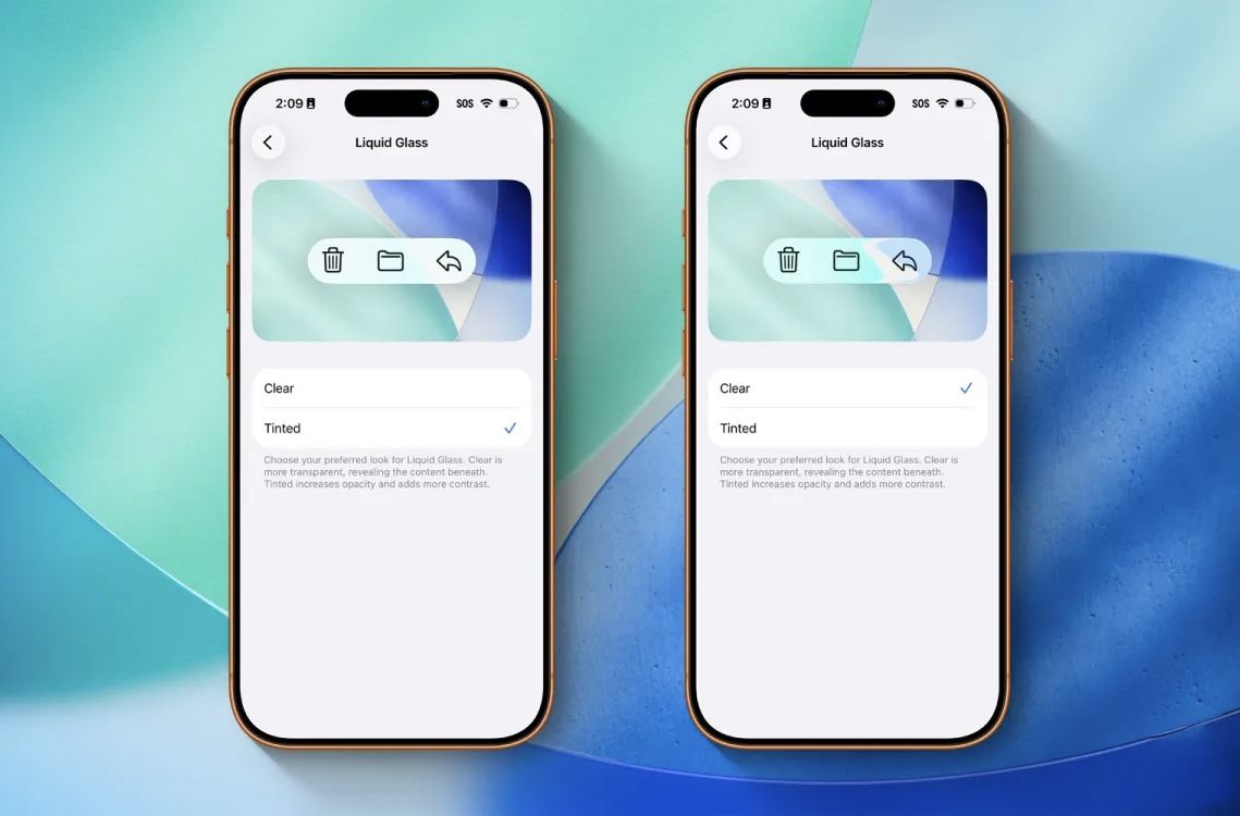 В iOS 26.1 появилась настройка прозрачности интерфейса