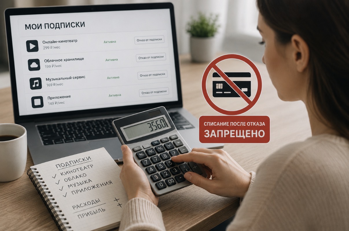 В России запретили списывать деньги за онлайн-подписки после отказа и удаления карт