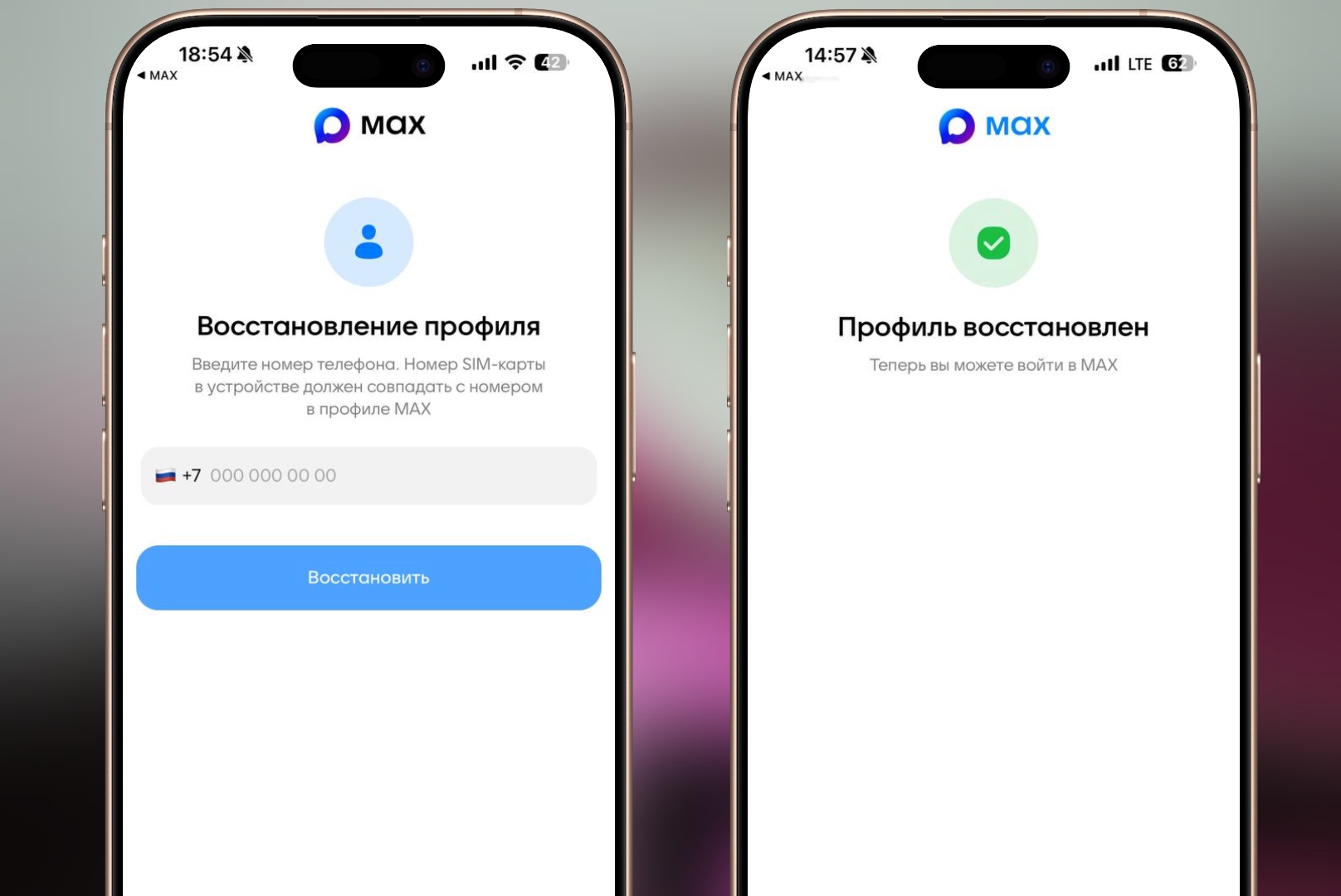 Появился быстрый способ восстановить аккаунт в МАХ через Mobile ID