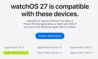 SCR-20260609-ihrg Apple ошиблась. Apple Watch Series 9 поддерживают watchOS 27