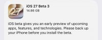 IMG_1264 Вышла iOS 27 beta 3 для разработчиков