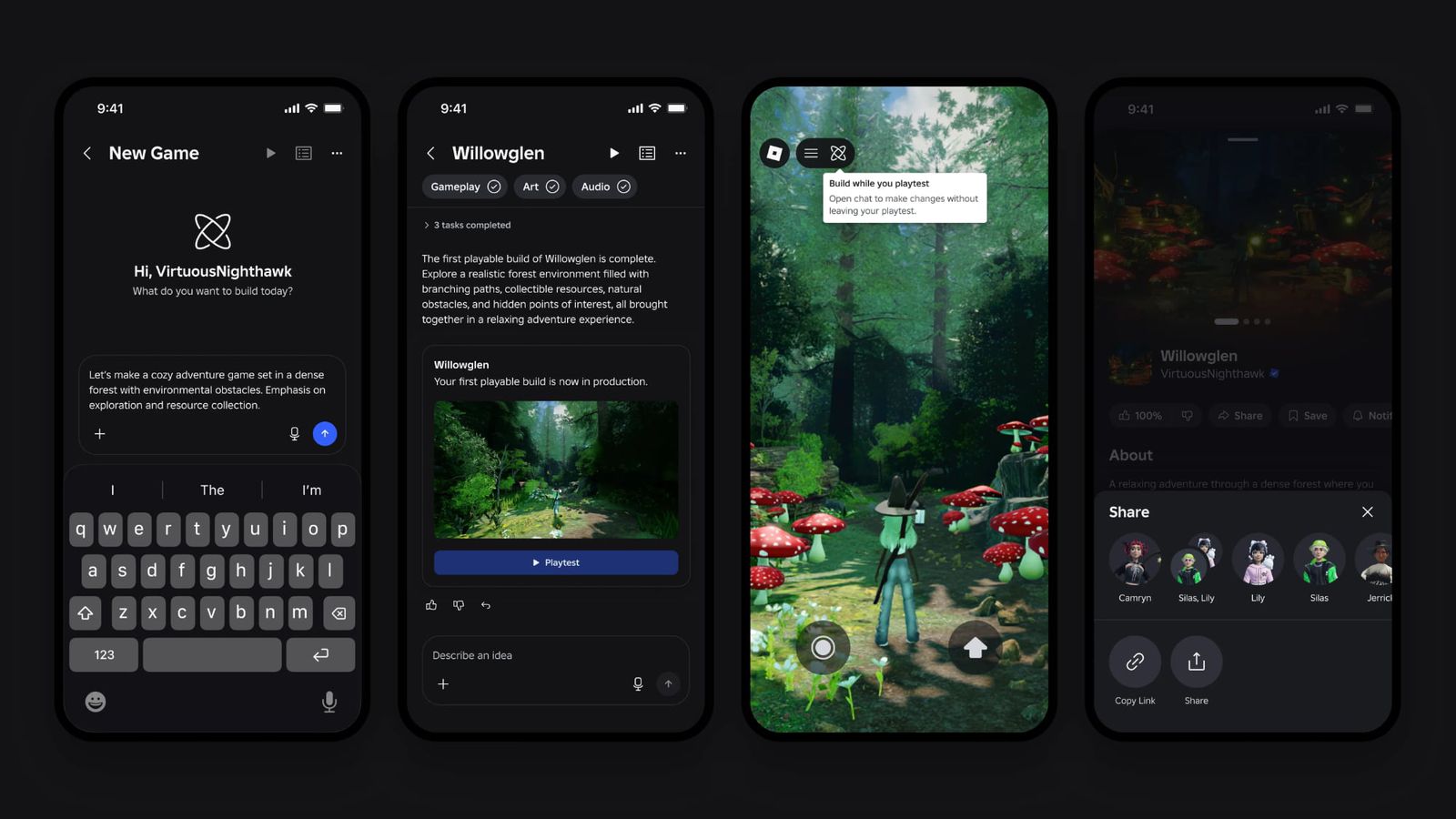 Теперь игру для Roblox можно сделать на iPhone с помощью ИИ. Компания запускает функцию Build