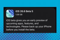ios-26-6 Вышла iOS 26.6 beta 5 для разработчиков