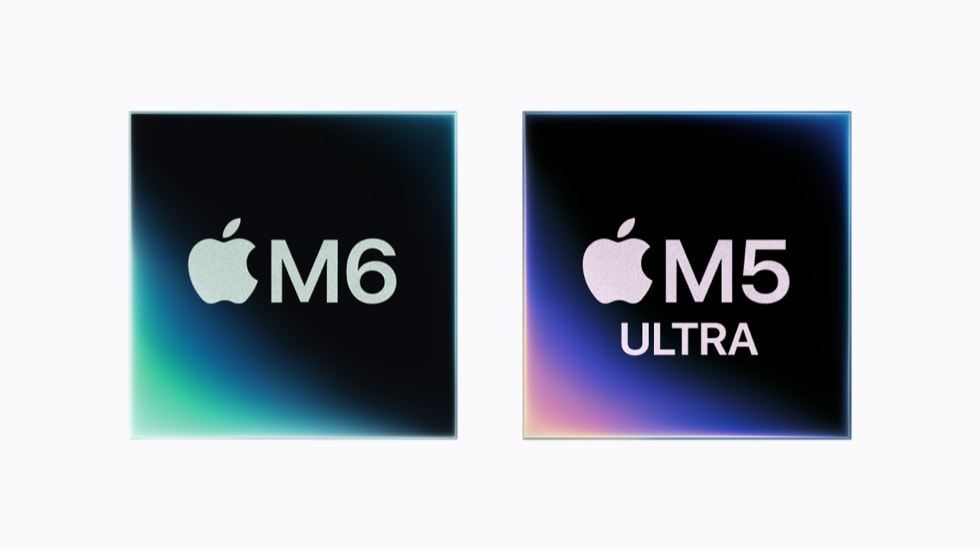 Apple представила 2-нм процессор M6 и M5 Ultra