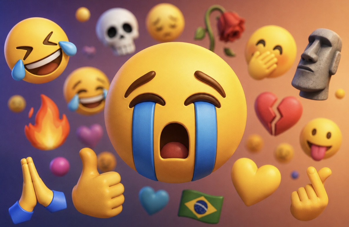😭 и 🤣. Названы самые популярные эмодзи, которые народ отправлял в 2025 году