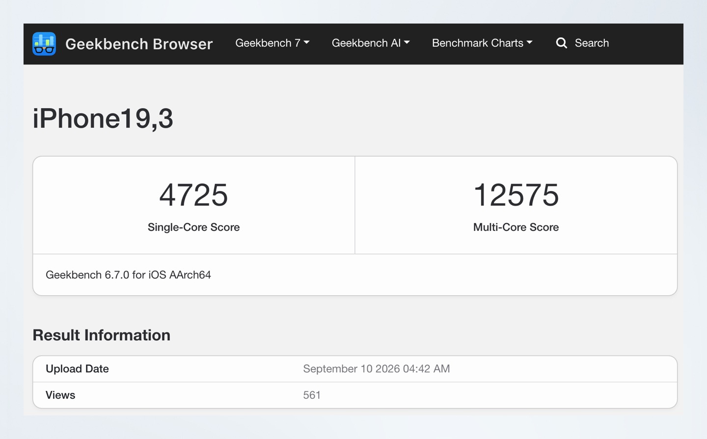iPhone 18 Pro с чипом A20 Pro протестировали в Geekbench. Он на 26% мощнее, чем iPhone 17 Pro