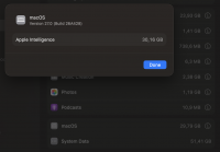 Владельцы Mac жалуются на Apple Intelligence: у многих он занимает целых 30 ГБ на диске, а удалить нельзя