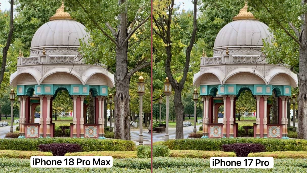 Сравнил фото с iPhone 18 Pro Max и iPhone 17 Pro. Где заметна разница