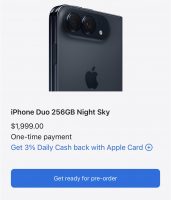 Займите очередь за очередью: Apple запустила подготовку к предзаказу iPhone Duo
